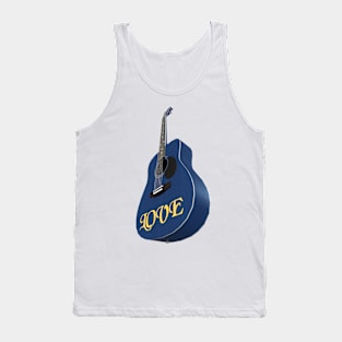 Blue Guitar – Music be the food of love Tank Top